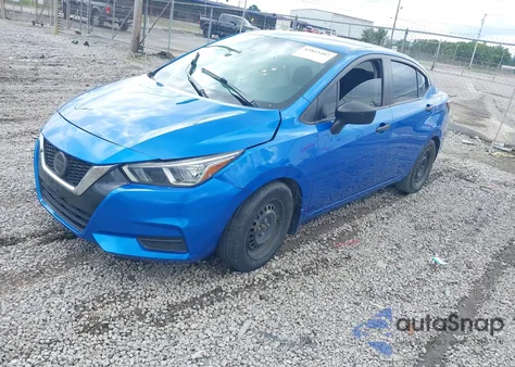 2020 Nissan Versa S Xtronic Cvt z USA, uszkodzony, nr VIN 3N1CN8DV9LL814533